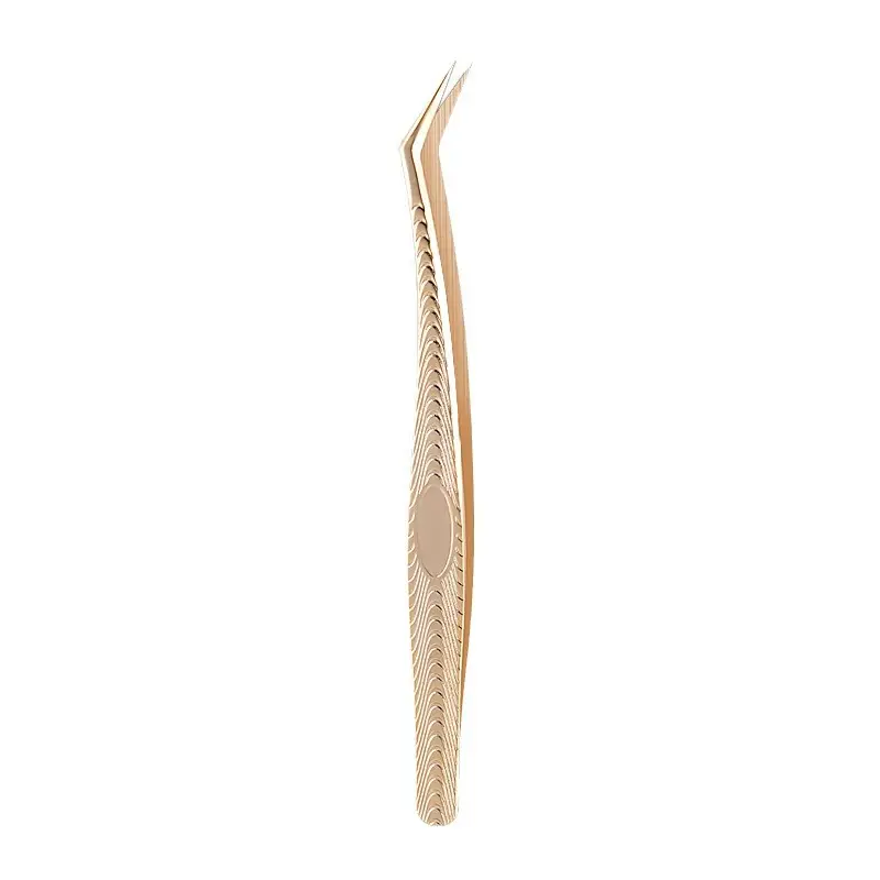 Gold Plated Eyelash Tweezers for Grafting False Eyelashes - Image 33