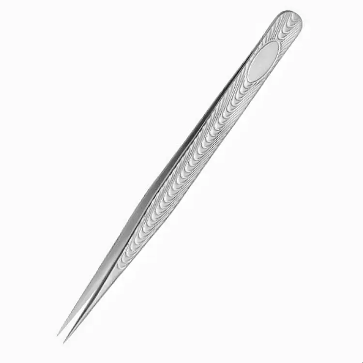 Gold Plated Eyelash Tweezers for Grafting False Eyelashes - Image 12