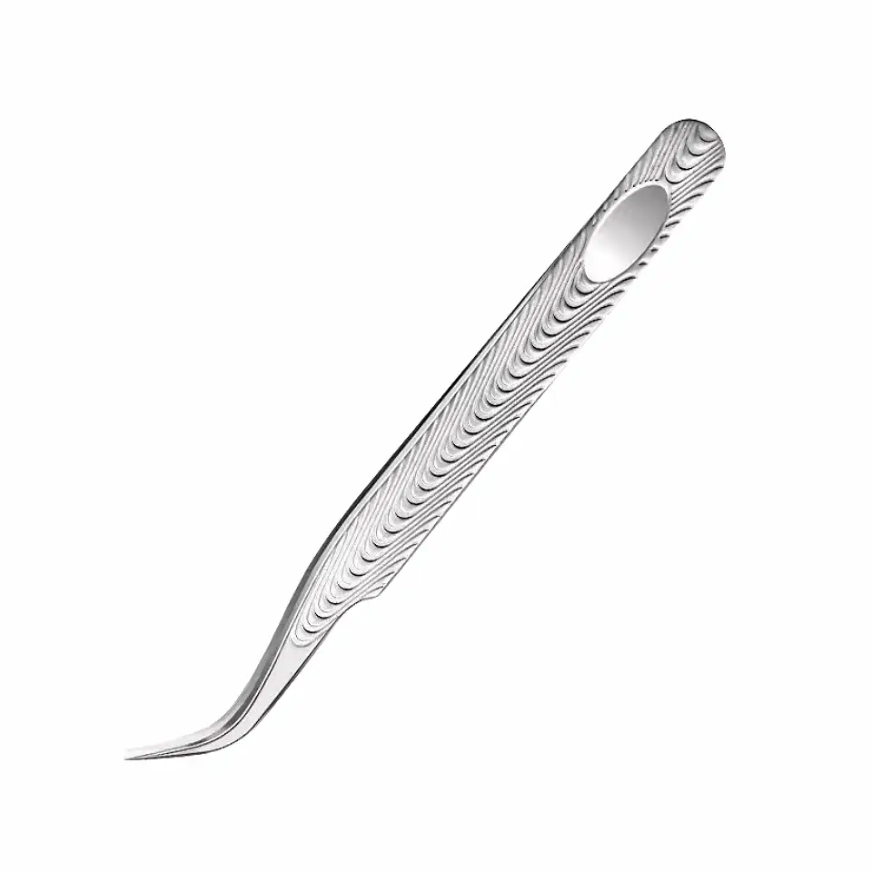 Gold Plated Eyelash Tweezers for Grafting False Eyelashes - Image 13
