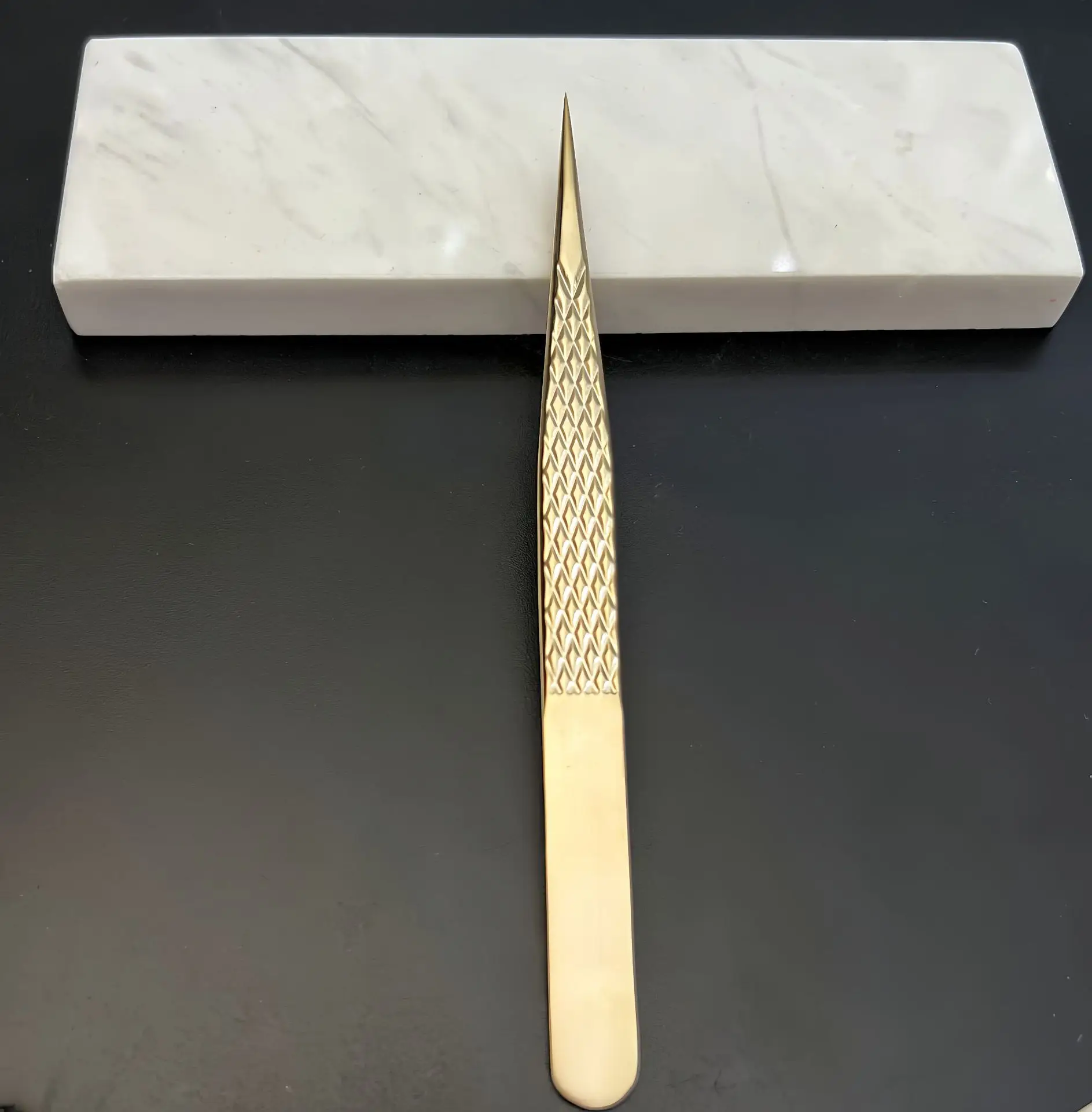 Gold Plated Eyelash Tweezers for Grafting False Eyelashes - Image 18