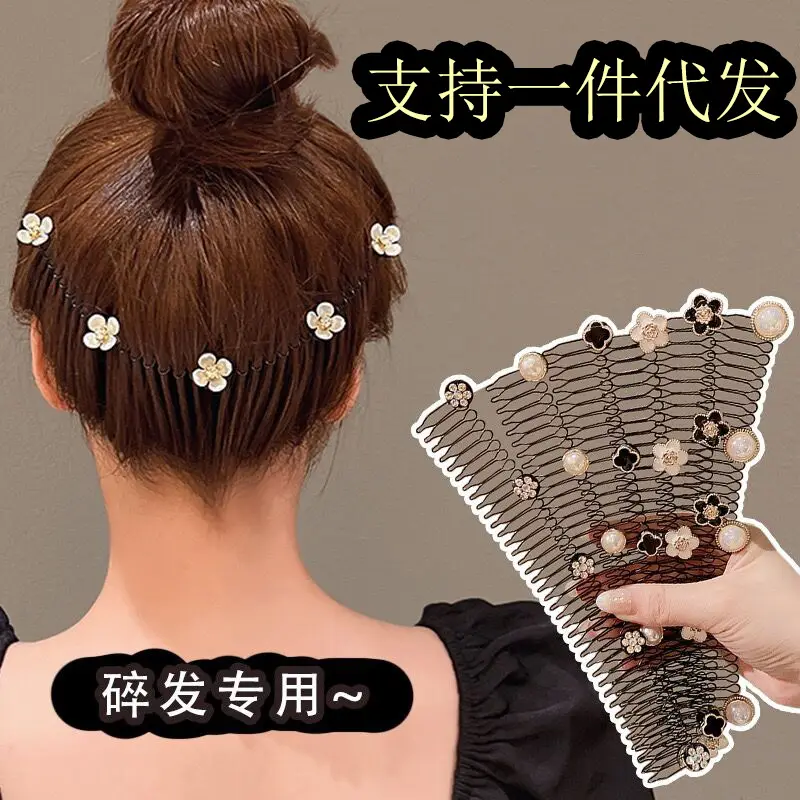 Camellia Floral Hair Comb for Girls and Women - Image 11