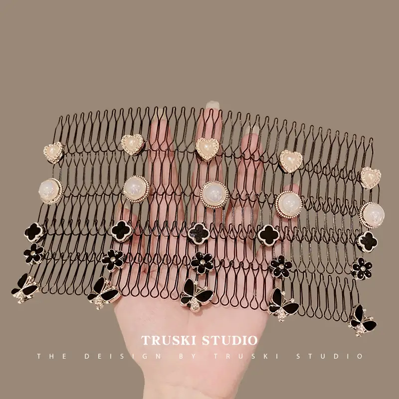 Camellia Floral Hair Comb for Girls and Women - Image 14