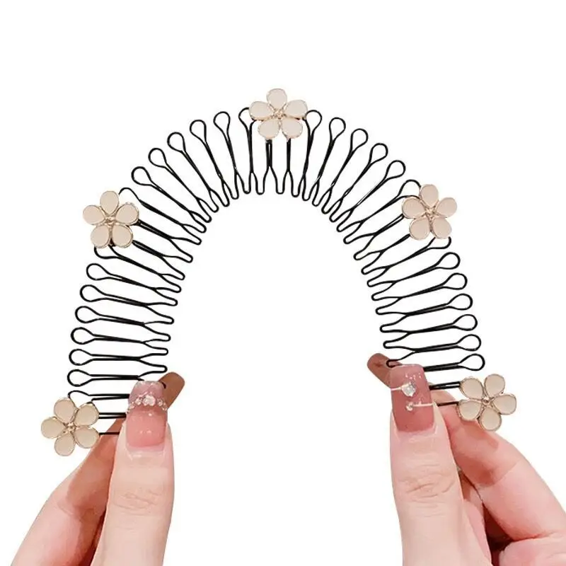 Camellia Floral Hair Comb for Girls and Women - Image 15
