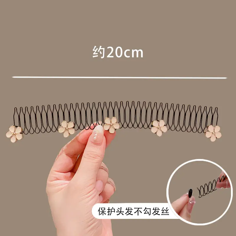 Camellia Floral Hair Comb for Girls and Women - Image 6