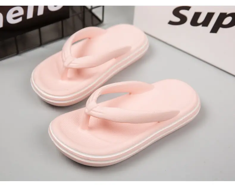 Men's Black Non-Slip Flip Flops Summer Slippers — feature 29
