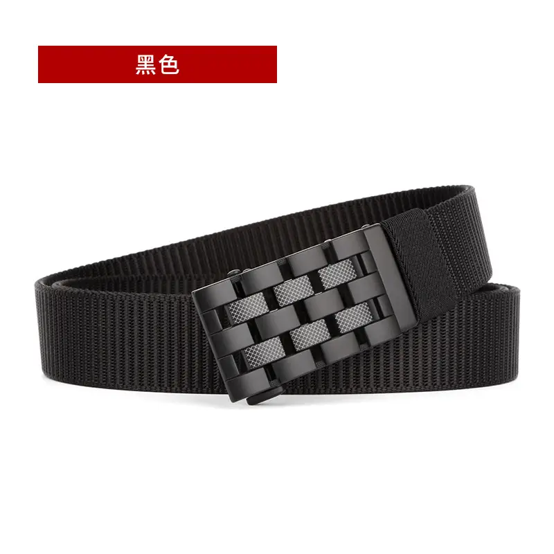 Men's Coffee Color Automatic Buckle Belt