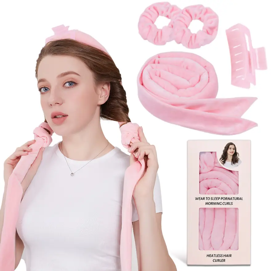 Purple Velvet Hair Scrunchies & Bow Set - Image 31