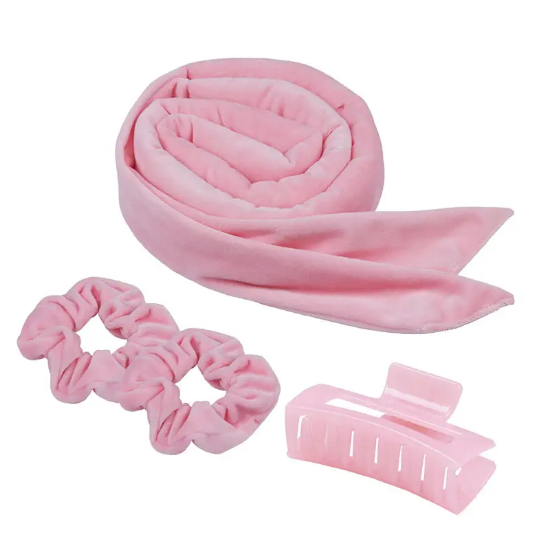 Purple Velvet Hair Scrunchies & Bow Set - Image 14
