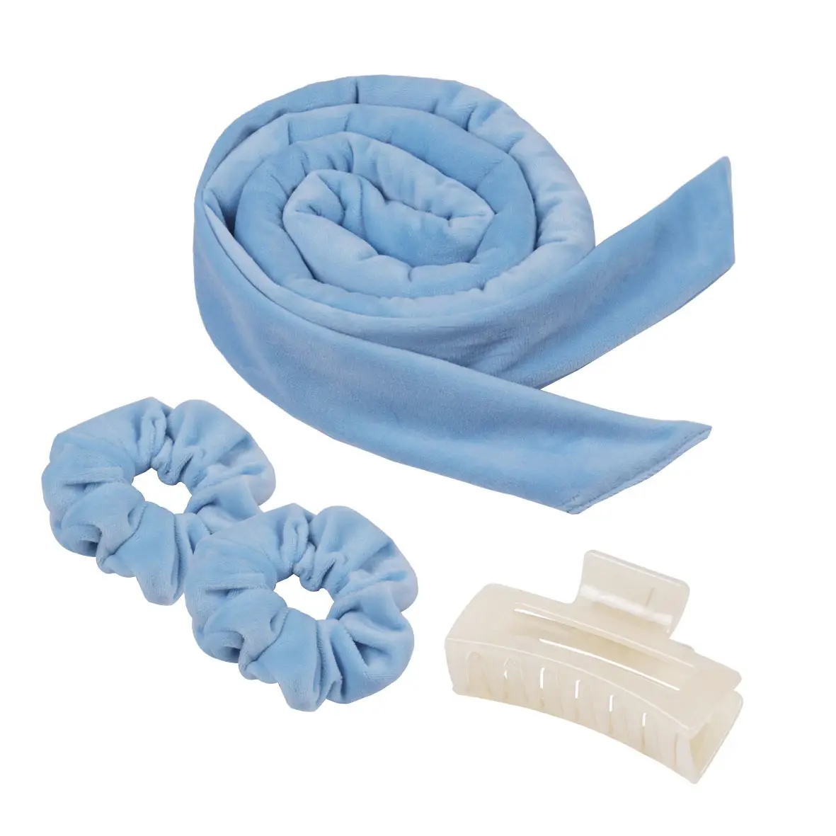 Purple Velvet Hair Scrunchies & Bow Set - Image 16