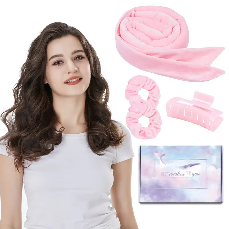 Purple Velvet Hair Scrunchies & Bow Set - Image 23