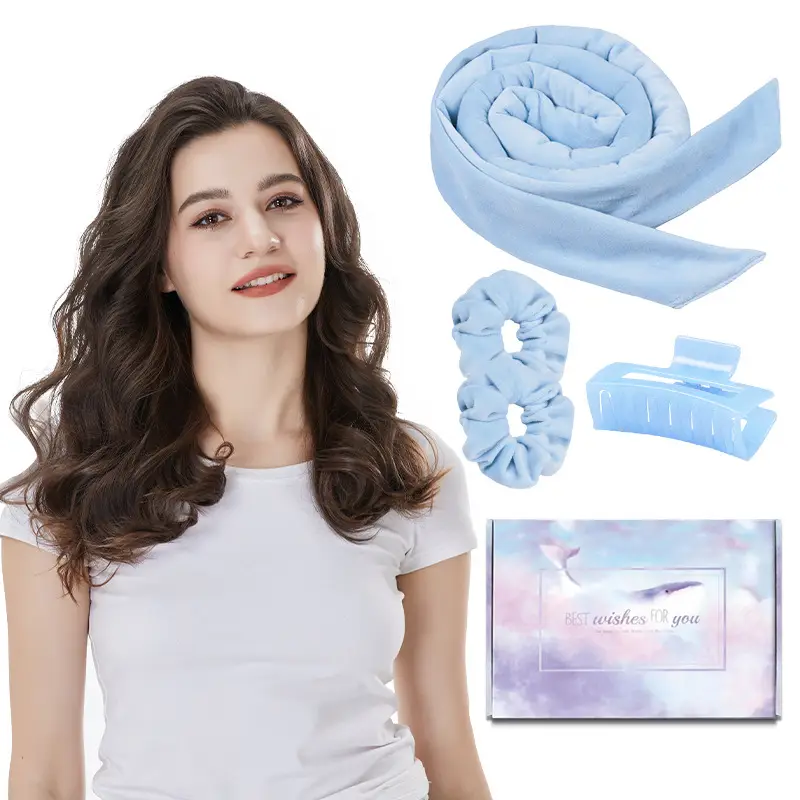 Purple Velvet Hair Scrunchies & Bow Set - Image 25