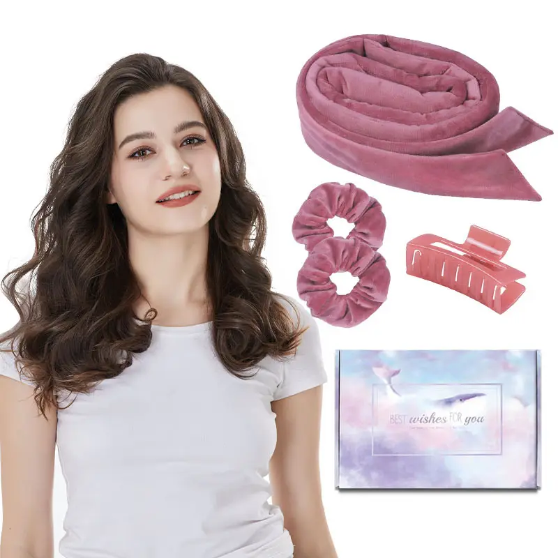 Purple Velvet Hair Scrunchies & Bow Set - Image 29