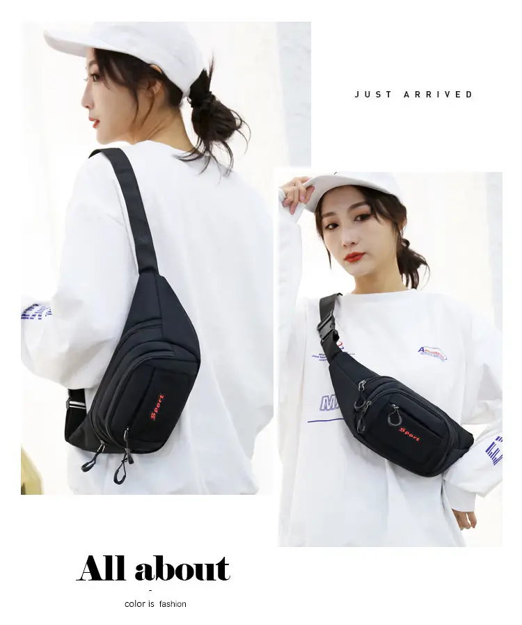 Waterproof Oxford Cloth Waist Bag for Business & Sports — feature 12