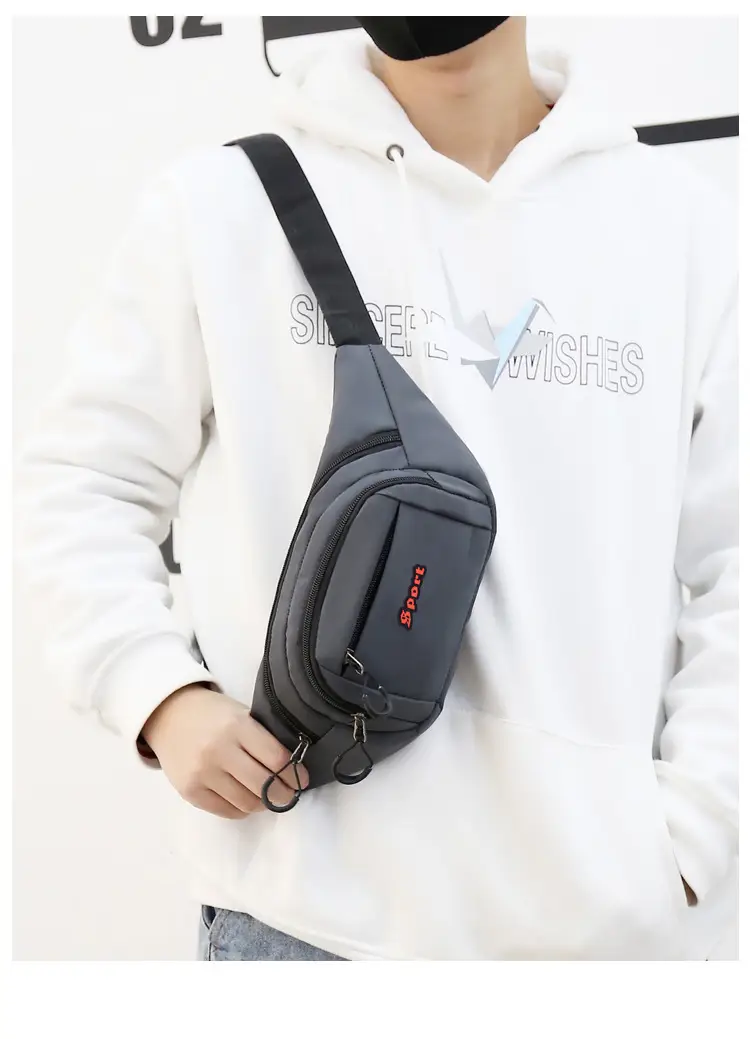 Waterproof Oxford Cloth Waist Bag for Business & Sports — feature 13