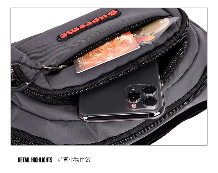 Waterproof Oxford Cloth Waist Bag for Business & Sports — feature 24