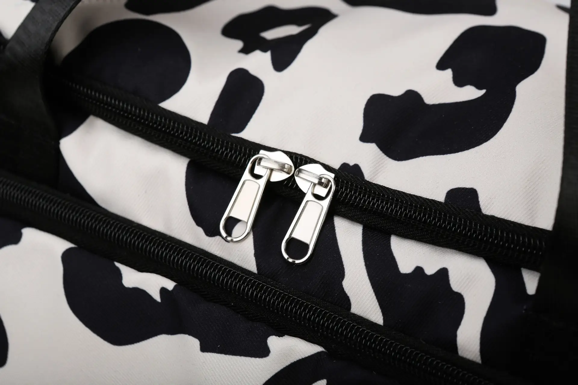 Cowskin Print Travel Bag for Students & Travelers — feature 21