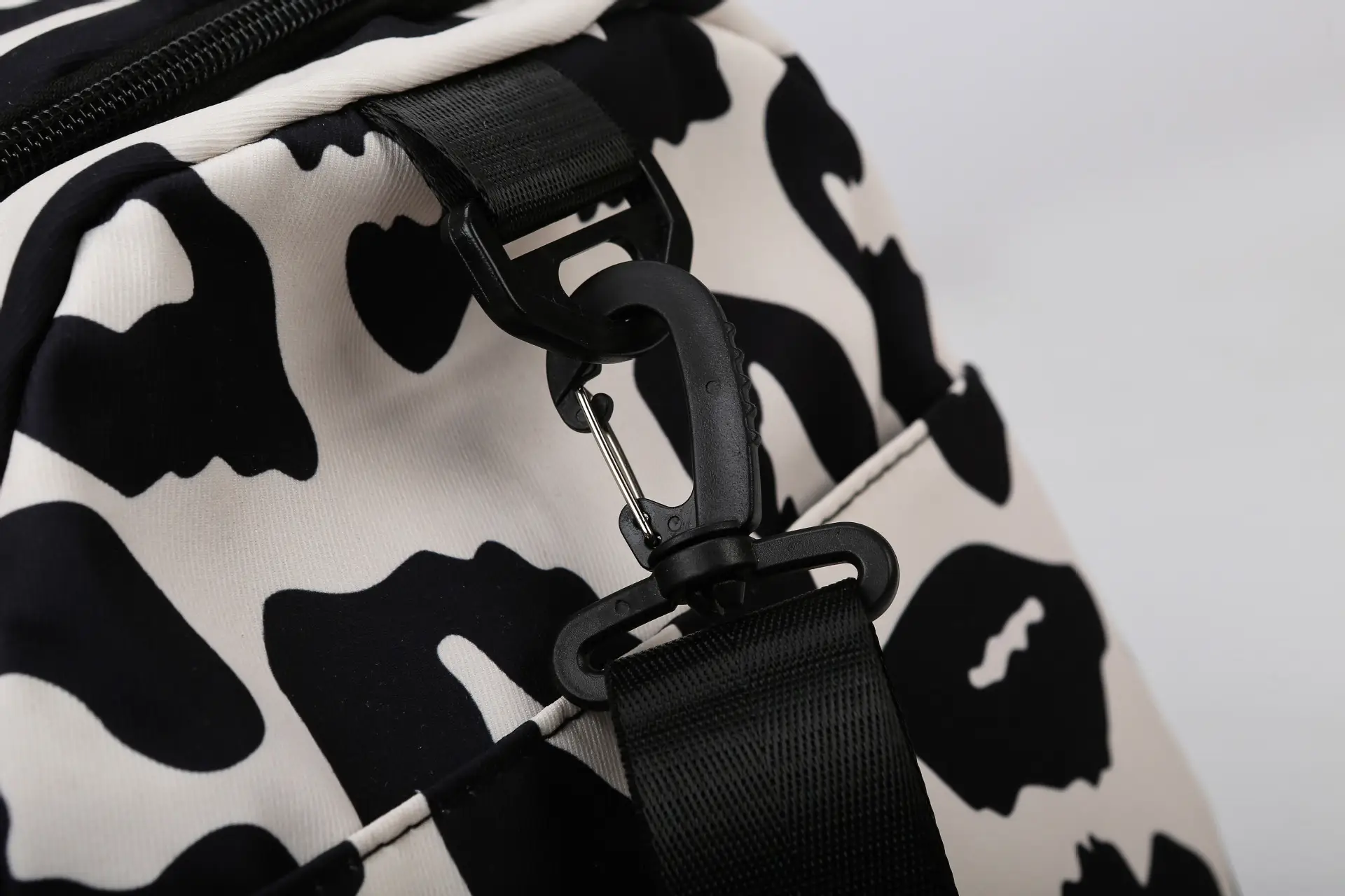 Cowskin Print Travel Bag for Students & Travelers — feature 23