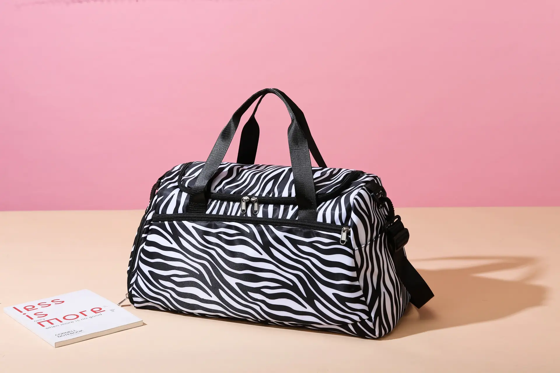 Cowskin Print Travel Bag for Students & Travelers — feature 27