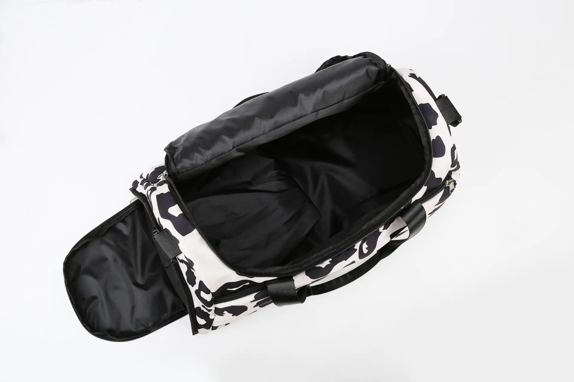 Cowskin Print Travel Bag for Students & Travelers — feature 33