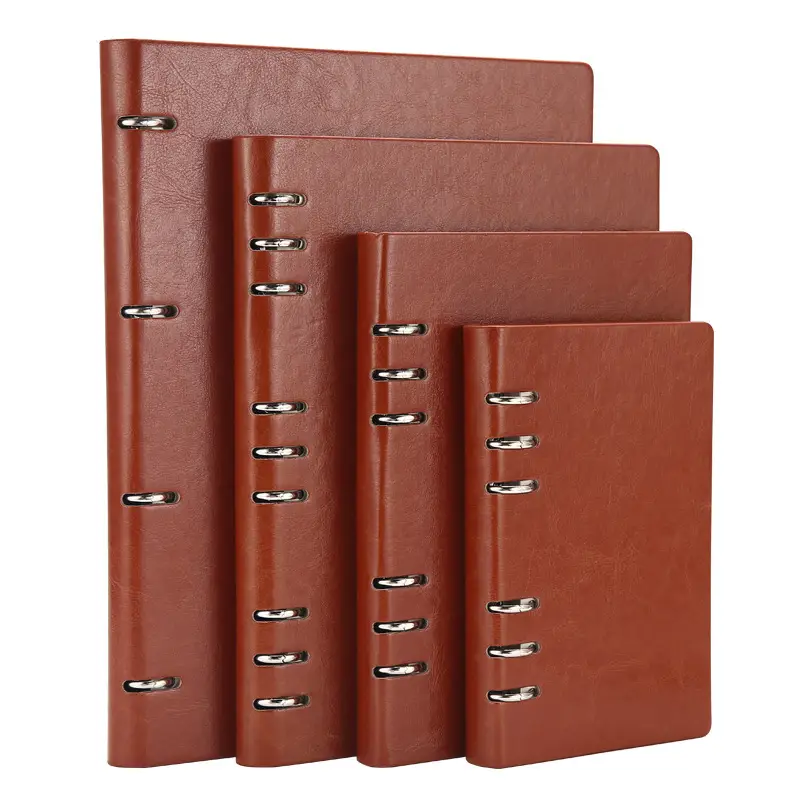 A5 Loose-Leaf Business Notebook with Metal Rings - Image 10