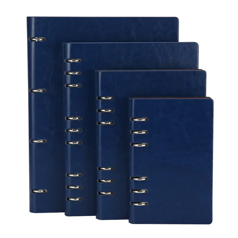 A5 Loose-Leaf Business Notebook with Metal Rings - Image 3