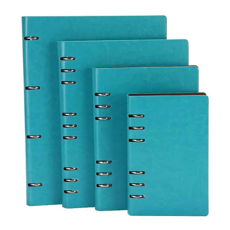 A5 Loose-Leaf Business Notebook with Metal Rings - Image 4