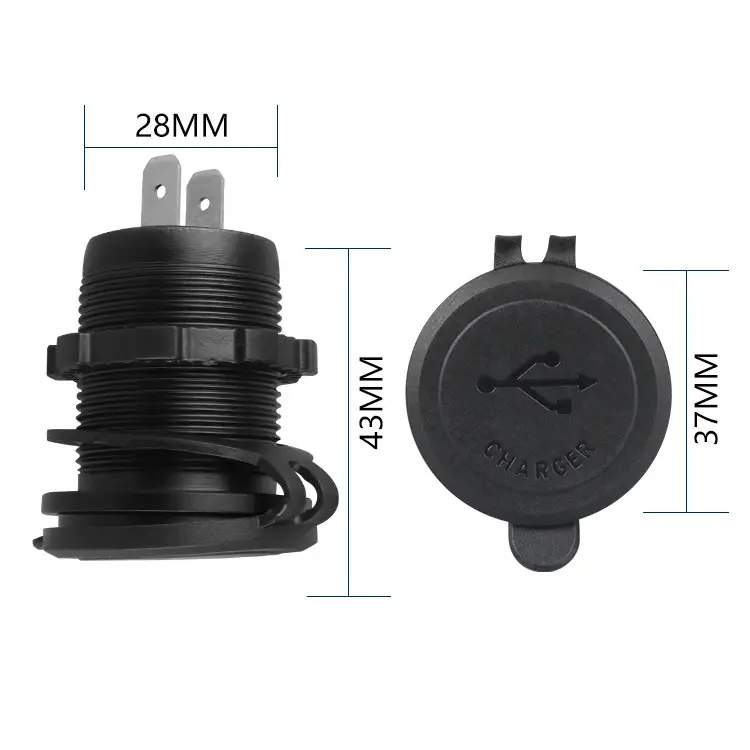 Double QC3.0 Single PD USB Car Charger Aluminum - Image 4