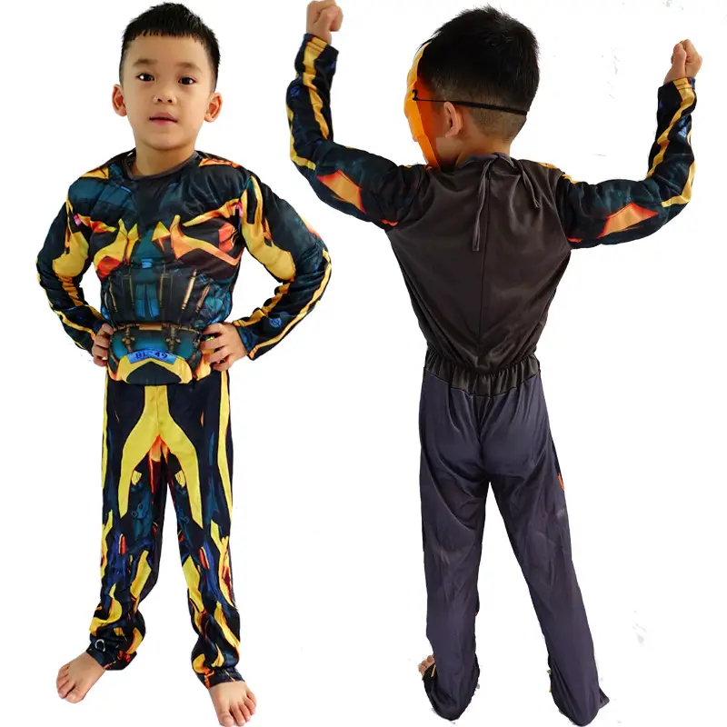 Halloween Avengers Iron Man Captain America Superman Spider-Man Hulk Children Muscle Costume — feature 11