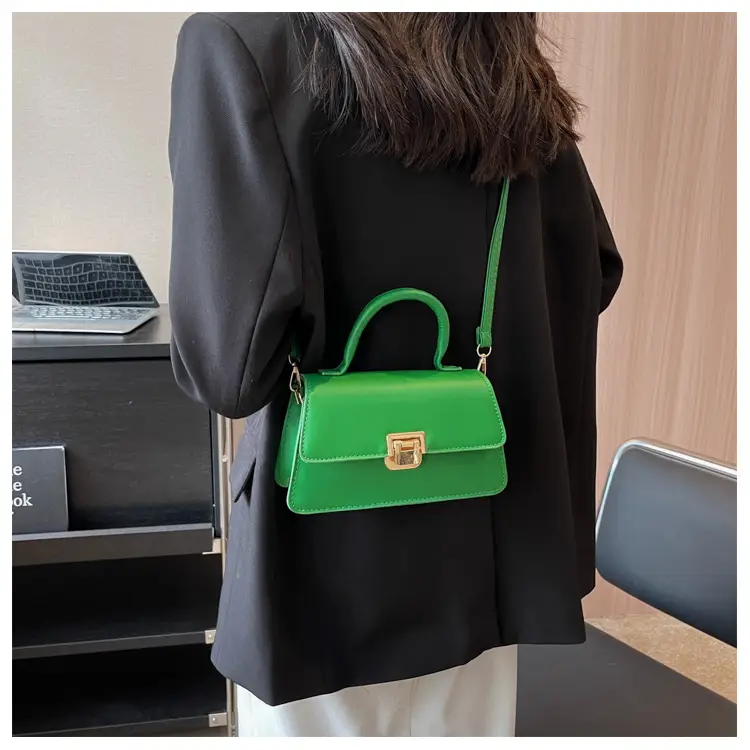 Green Korean Style Women's Shoulder Bag 2023 New Arrival — feature 15