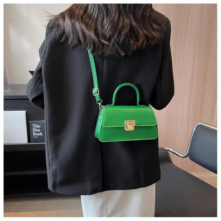 Green Korean Style Women's Shoulder Bag 2023 New Arrival — feature 16