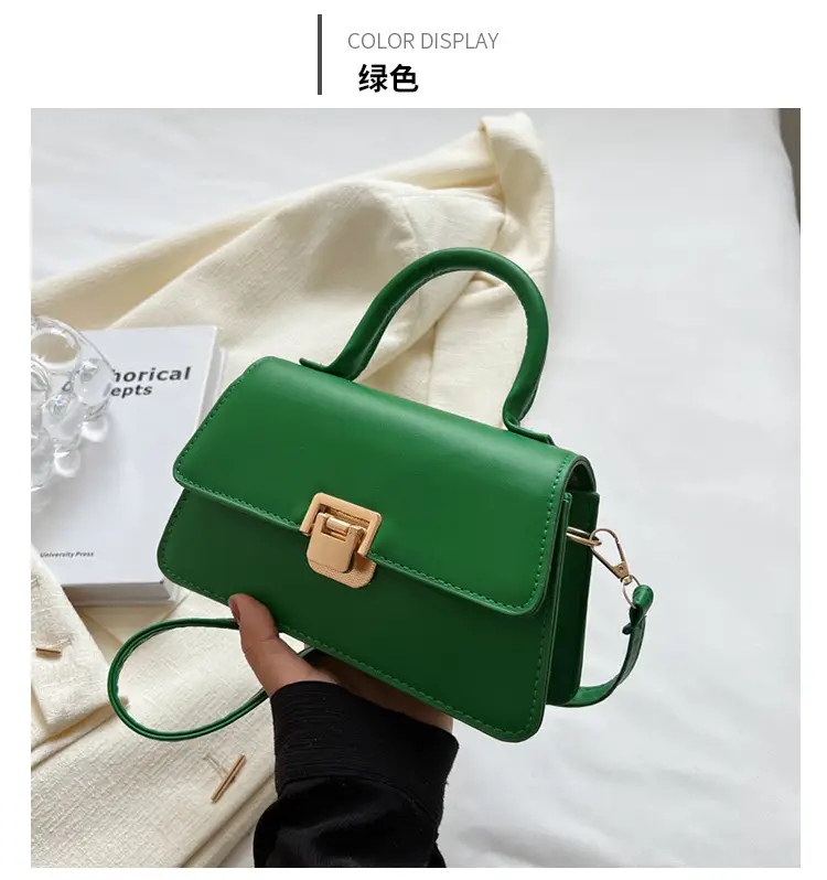 Green Korean Style Women's Shoulder Bag 2023 New Arrival — feature 21