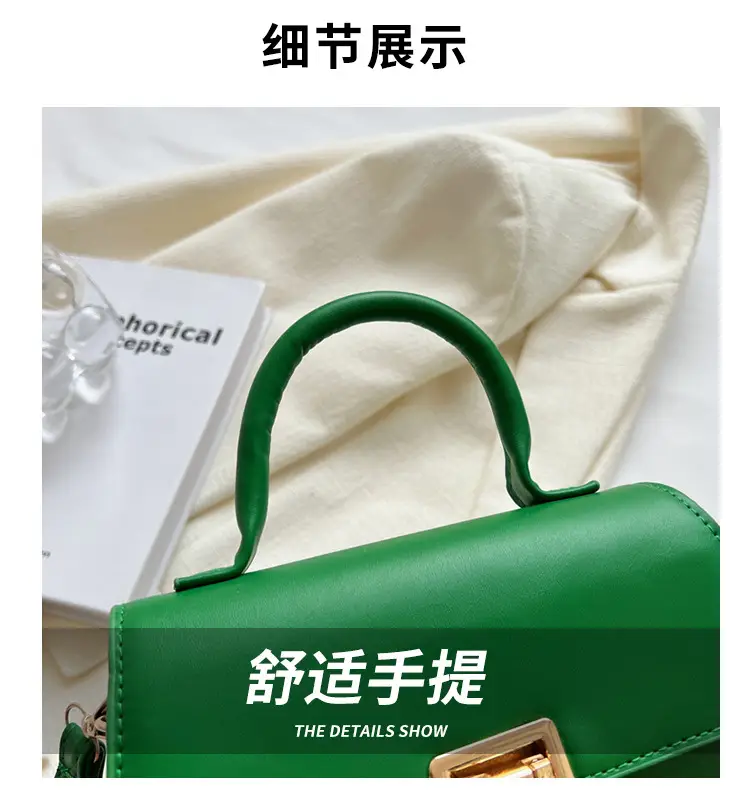 Green Korean Style Women's Shoulder Bag 2023 New Arrival — feature 3