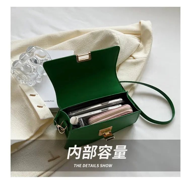 Green Korean Style Women's Shoulder Bag 2023 New Arrival — feature 7