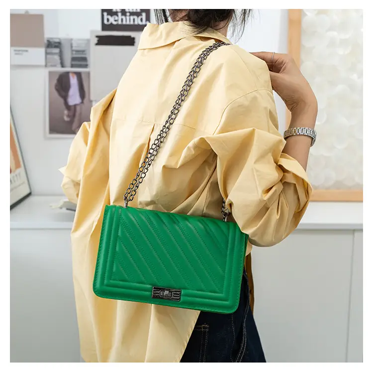 Black Quilted Shoulder Bag for Women 2023 — feature 6