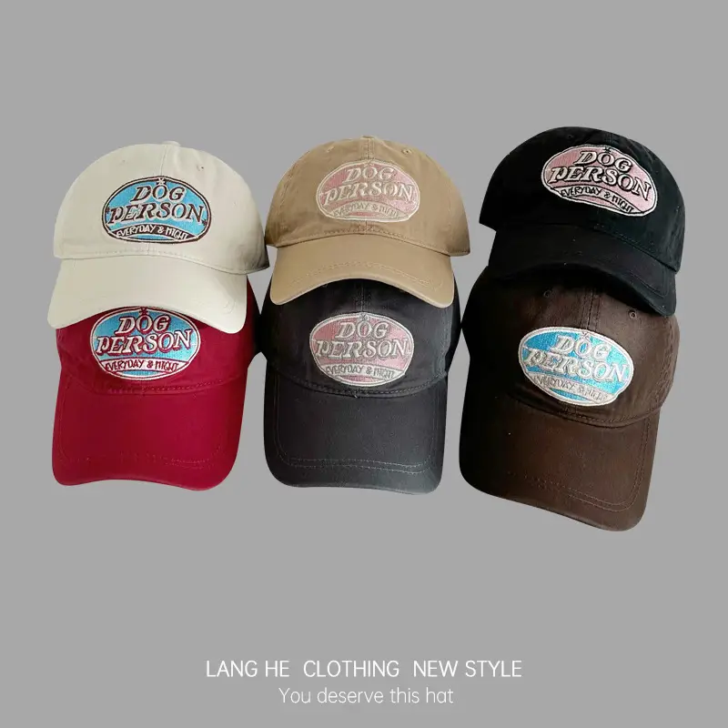 Dog Person Baseball Cap for Men Women Dark Gray - Image 7