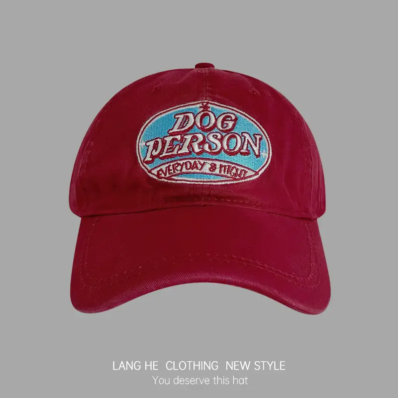 Dog Person Baseball Cap for Men Women Dark Gray - Image 2