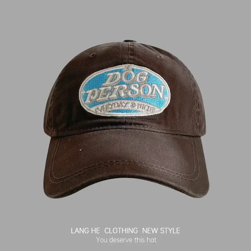 Dog Person Baseball Cap for Men Women Dark Gray - Image 3