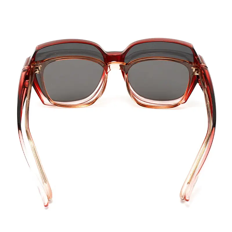 Black Frame Polarized Sunglasses for Men Women Anti-UV Driving Glasses - Image 10