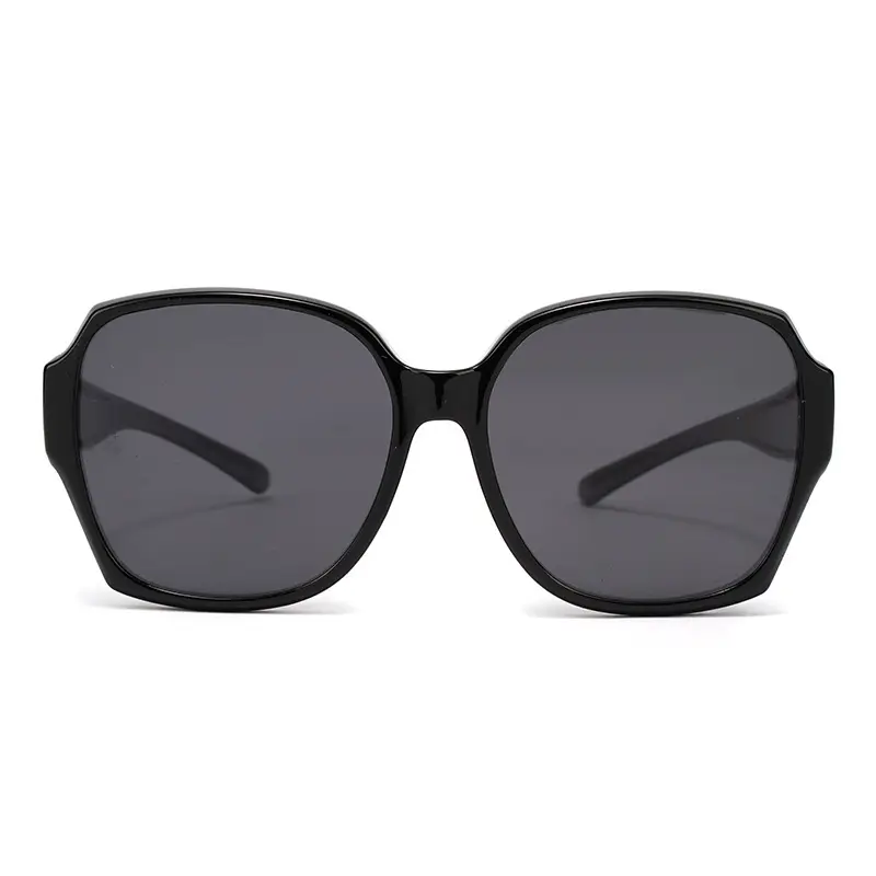 Black Frame Polarized Sunglasses for Men Women Anti-UV Driving Glasses - Image 12