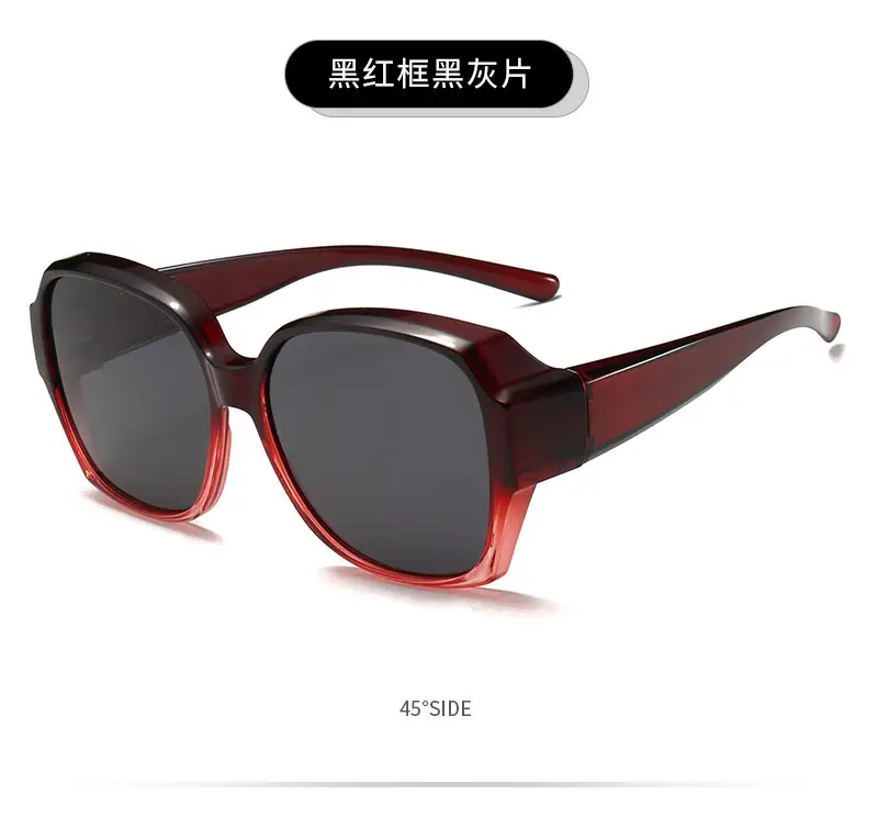 Black Frame Polarized Sunglasses for Men Women Anti-UV Driving Glasses β feature 14