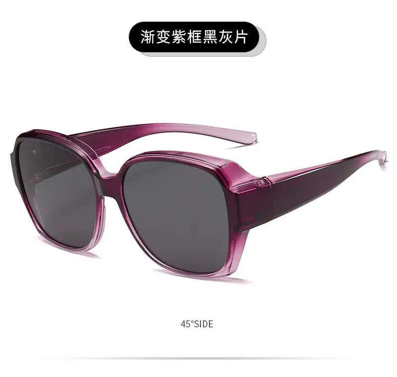 Black Frame Polarized Sunglasses for Men Women Anti-UV Driving Glasses β feature 16