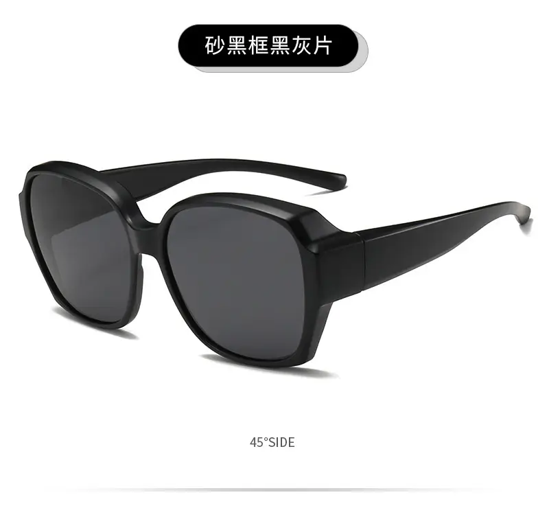 Black Frame Polarized Sunglasses for Men Women Anti-UV Driving Glasses β feature 17