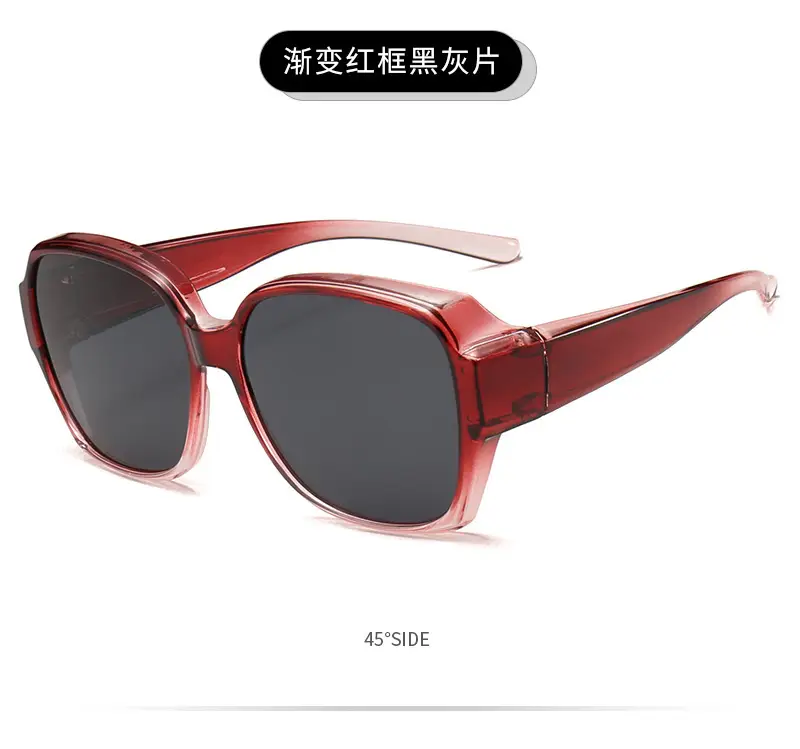 Black Frame Polarized Sunglasses for Men Women Anti-UV Driving Glasses β feature 18