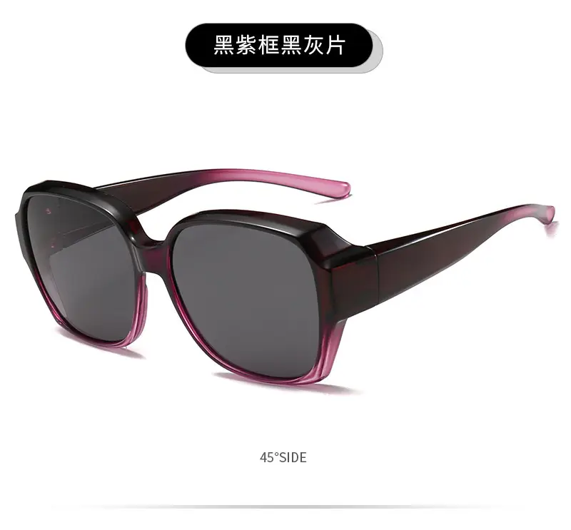 Black Frame Polarized Sunglasses for Men Women Anti-UV Driving Glasses β feature 19