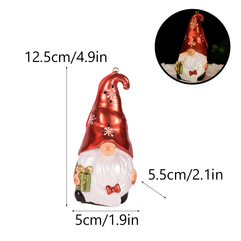 Reindeer Christmas Tree Pendant with Snowflake Design - Image 15