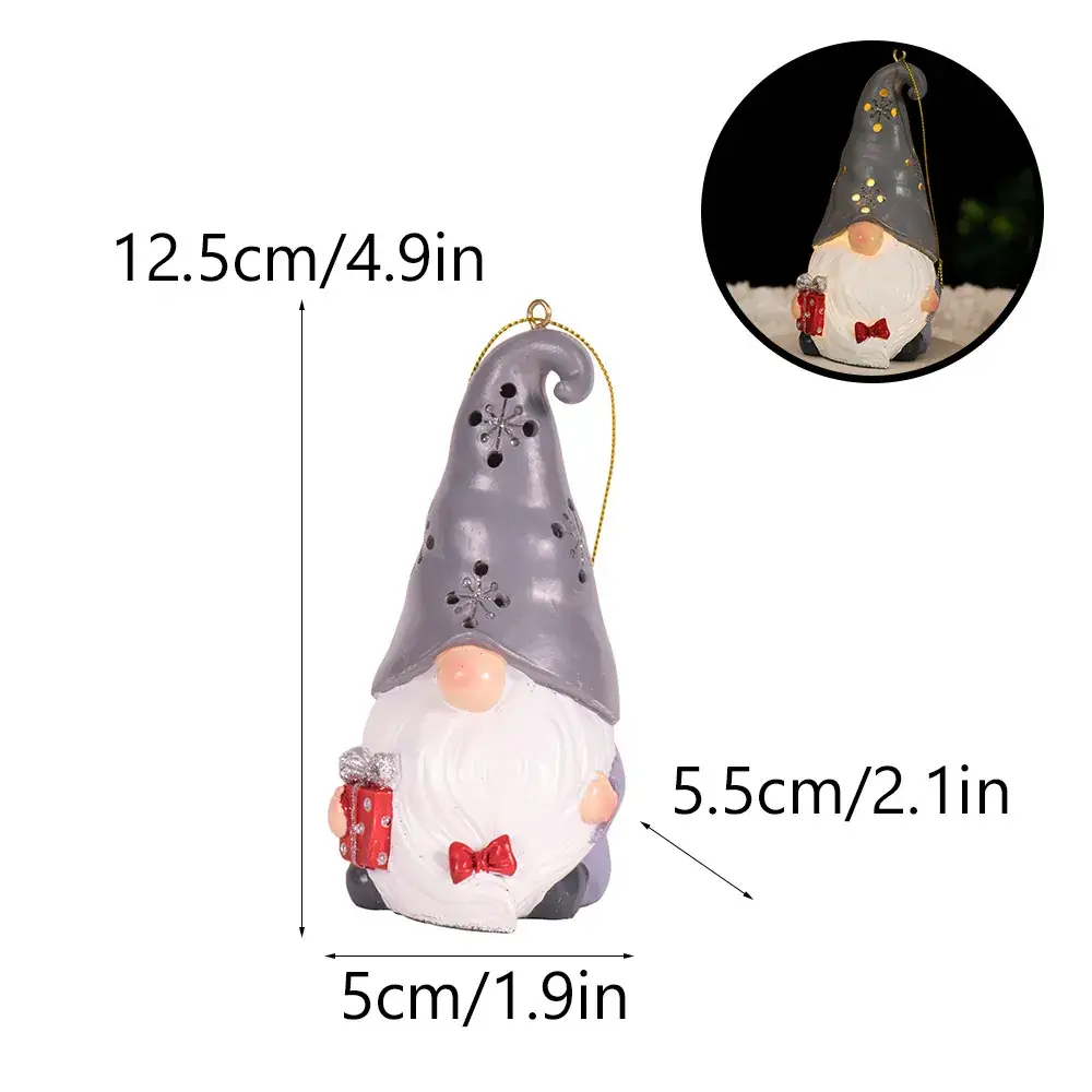 Reindeer Christmas Tree Pendant with Snowflake Design - Image 16