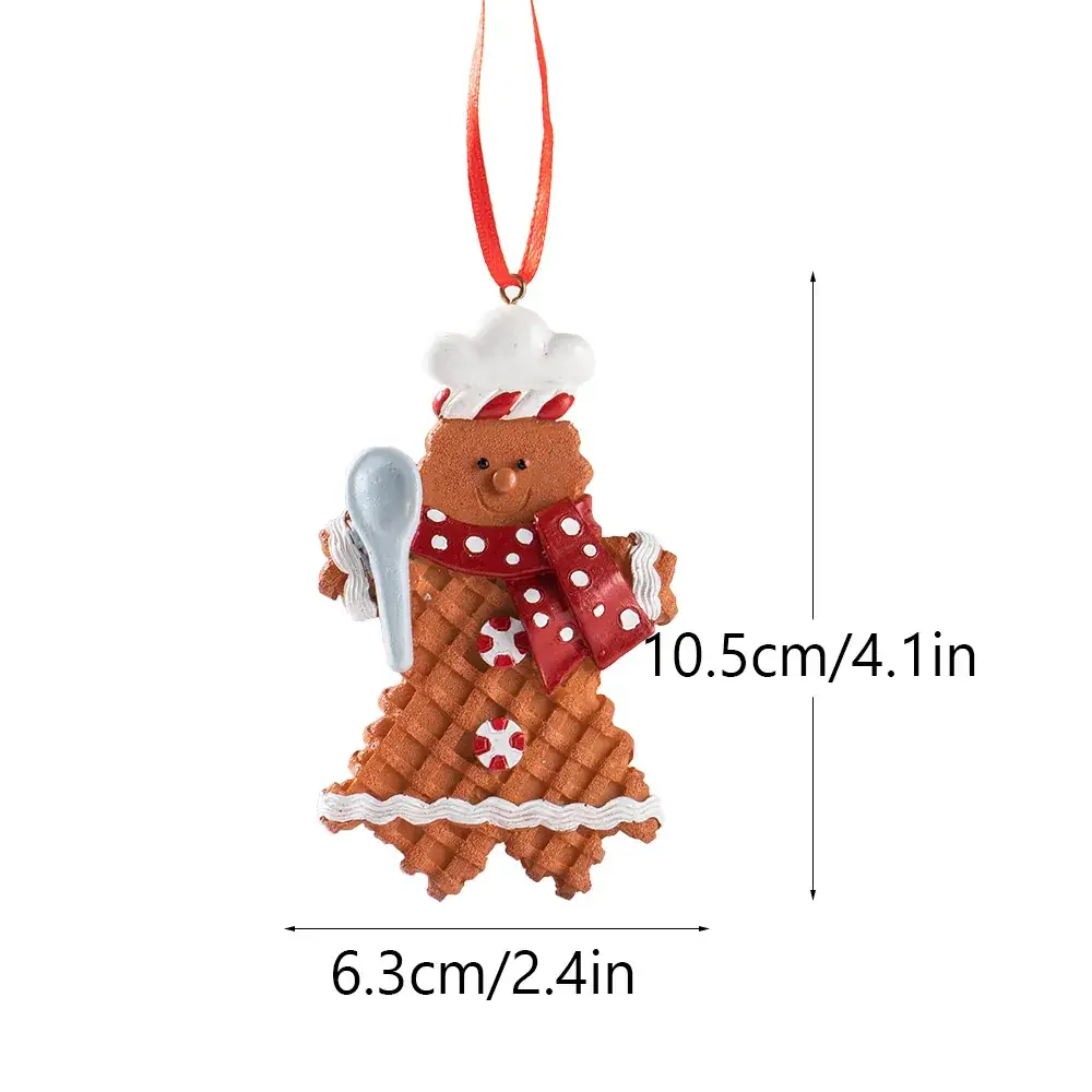 Reindeer Christmas Tree Pendant with Snowflake Design - Image 2