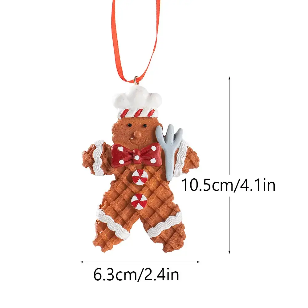 Reindeer Christmas Tree Pendant with Snowflake Design - Image 3
