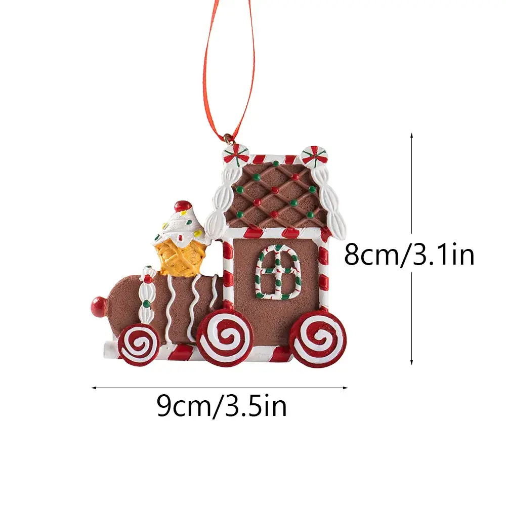 Reindeer Christmas Tree Pendant with Snowflake Design - Image 4