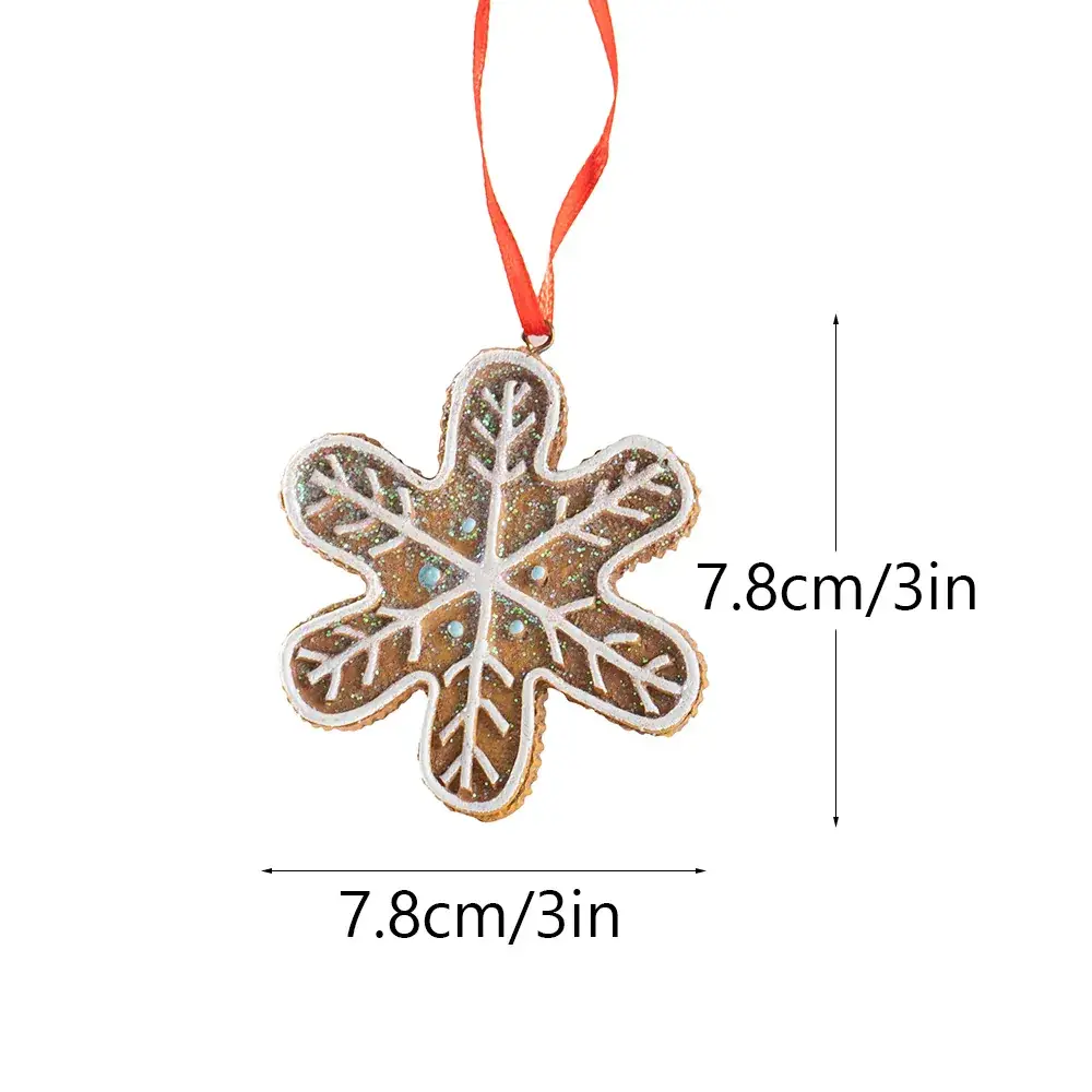 Reindeer Christmas Tree Pendant with Snowflake Design - Image 6